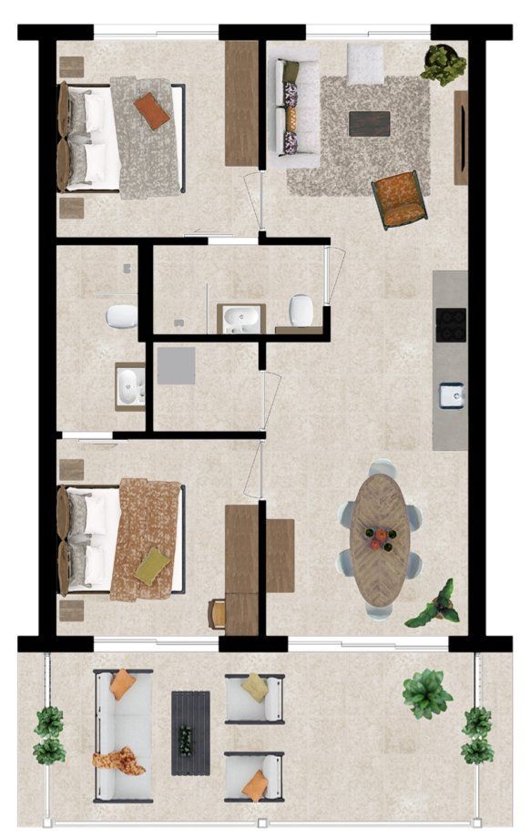 Apartment in Nikiboko — photo 4